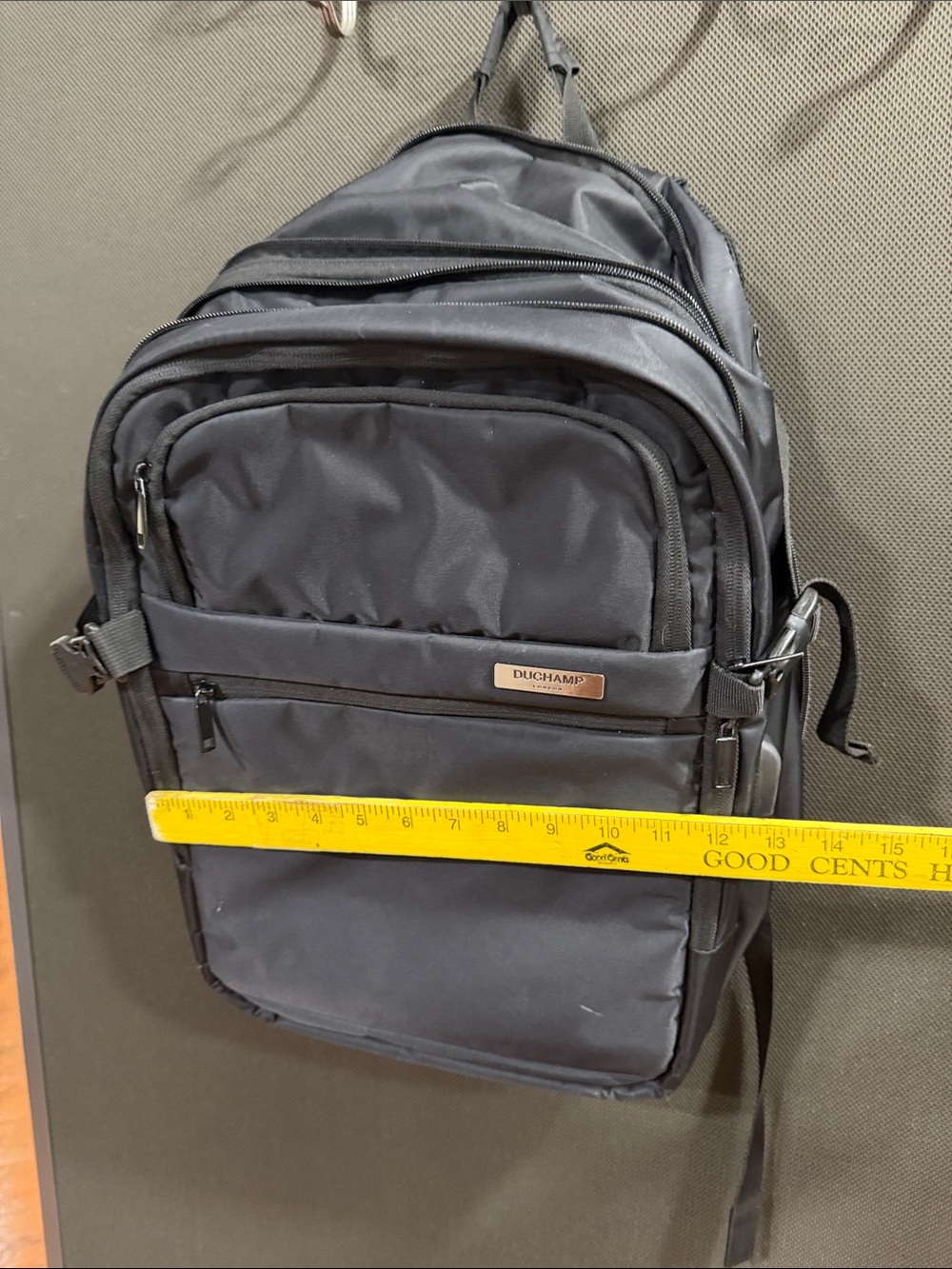 Duchamp London Expandable Travel Backpack Suitcase - Picture 5 of 11